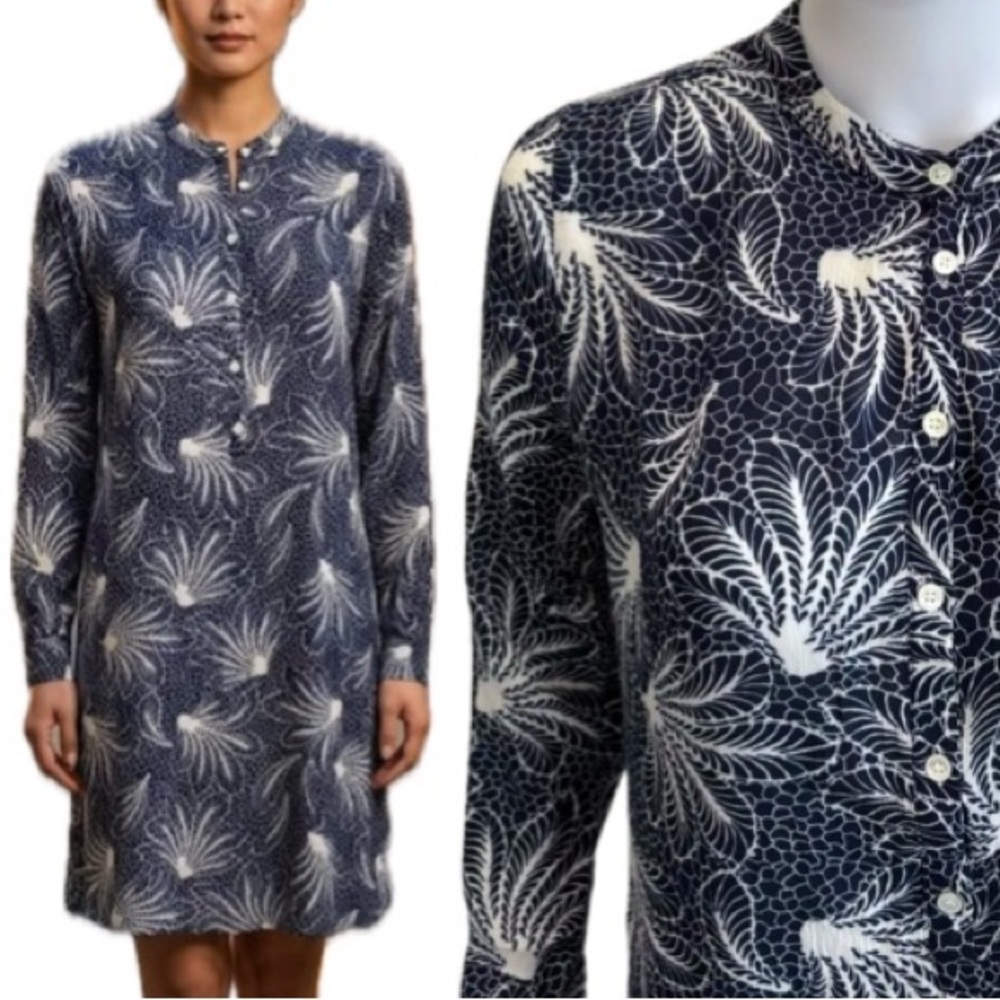 Pinkyotto Patterned Button Front Midi Shirtdress … - image 1